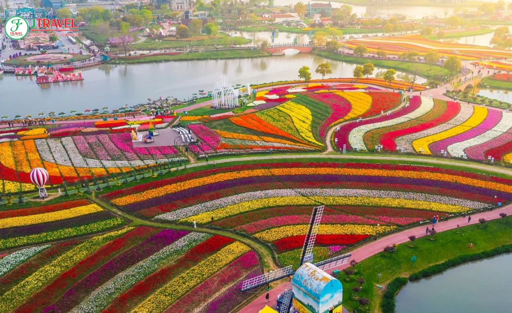Lễ hội hoa Tulip Keukenhof biểu tượng mùa xuân Hà Lan