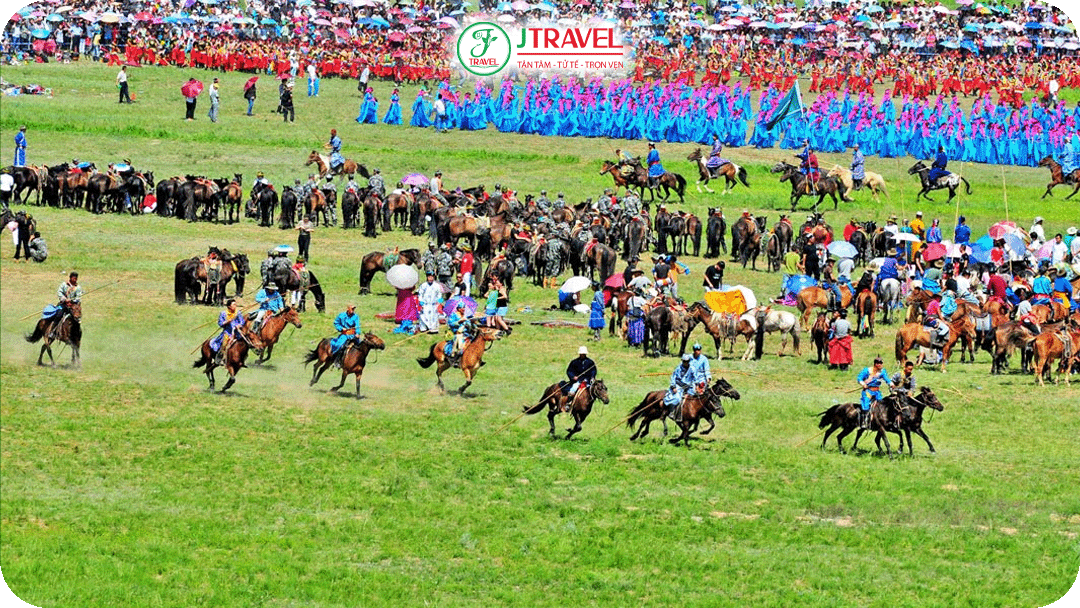 Lễ hội Naadam trên đồng cỏ Hô Luân Bối Nhĩ