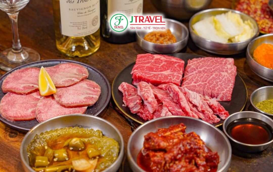Set thịt nướng ở Doma Hongdae