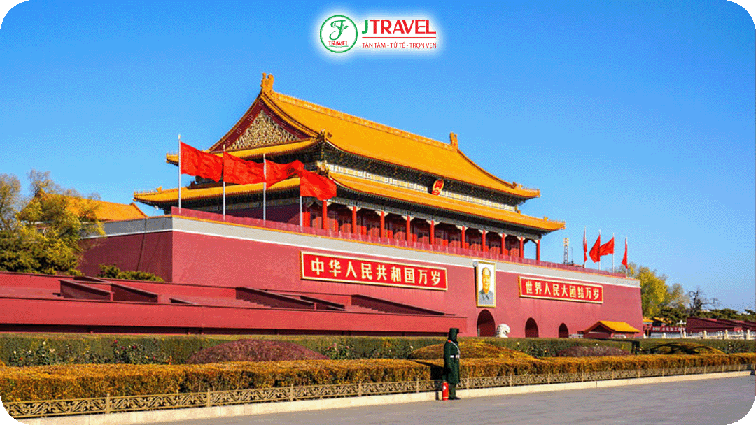 Quảng trường Thiên An Môn là biểu tượng lịch sử và văn hóa của Trung Quốc