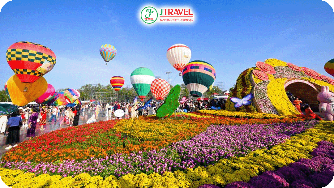 làng hoa Sa Đéc đặc biệt rực rỡ vào dịp cuối năm và trước Tết Nguyên Đán