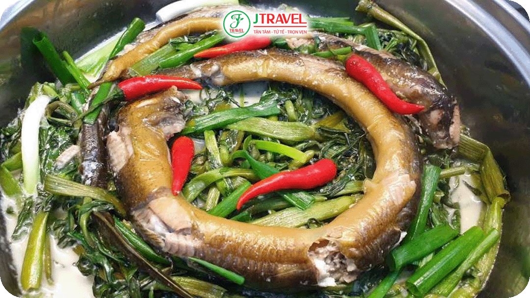 Lươn um lá nhàu - Món ăn bổ dưỡng điều trị đau lưng