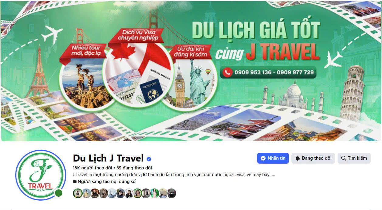 Fanpage chính thức: Du lịch J Travel