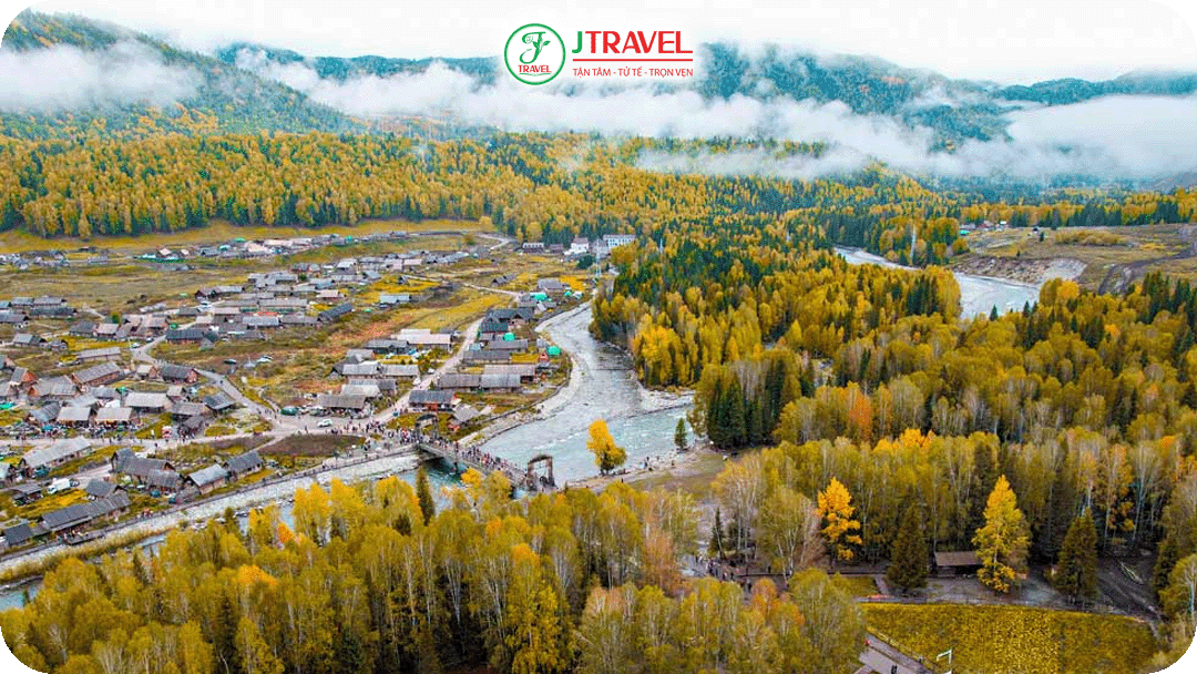 Làng Hemu vào mùa thu rực rỡ khó lòng có thể cưỡng lại