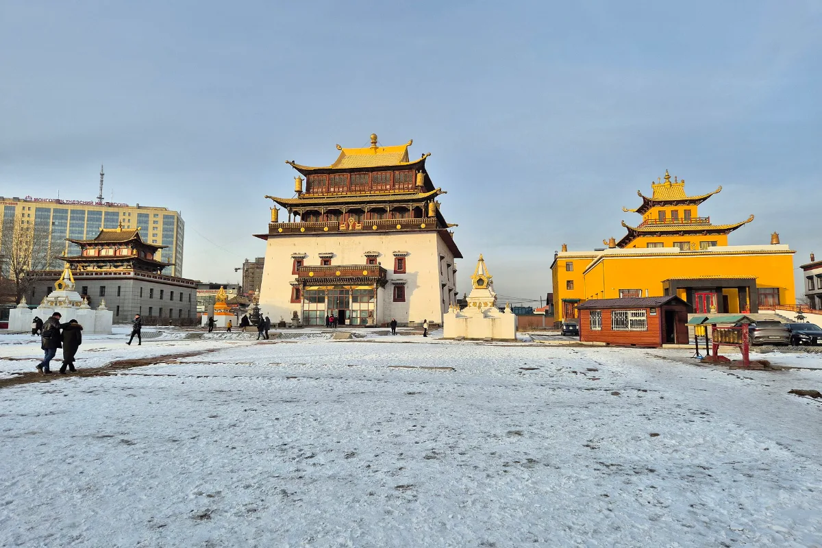 Tu viện Phật giáo Gandan ở thủ đô Ulaanbaatar