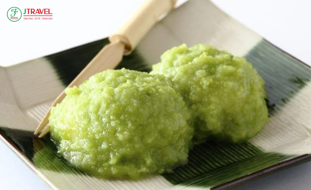 Zunda Mochi phủ đậu xanh nghiền ngọt thanh mát