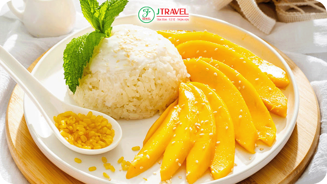 Xôi xoài là món tráng miệng “quốc dân” của Thái Lan