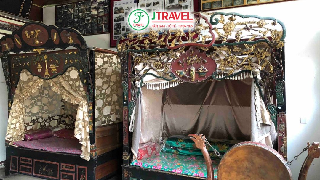 Không gian kiến trúc cổ được phục dựng gần như nguyên bản