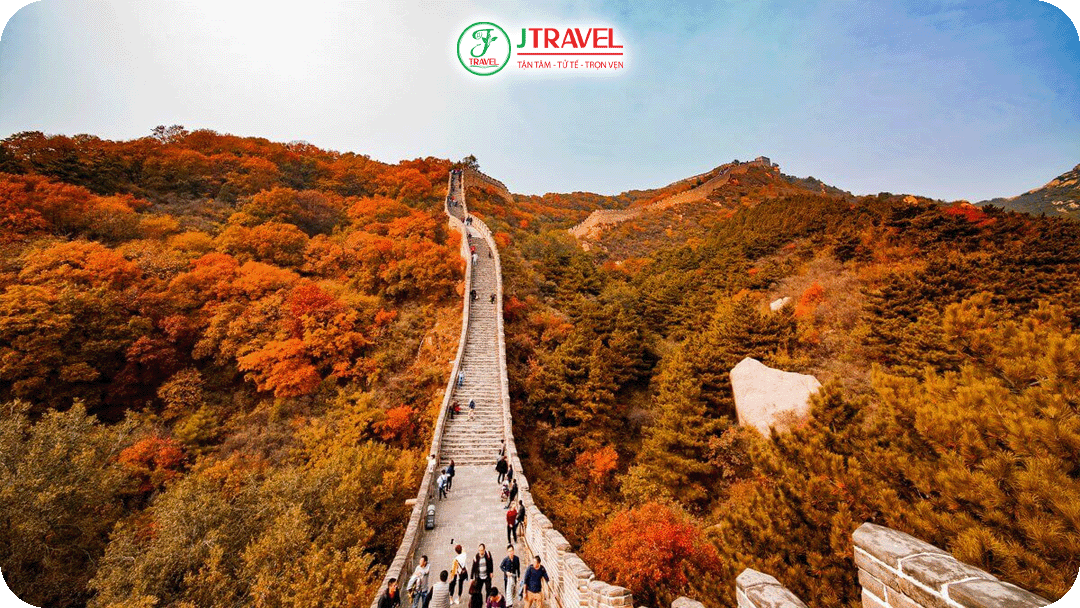 Mùa thu ở Bắc Kinh – cảnh đẹp như tranh vẽ bao quanh Vạn Lý Trường Thành