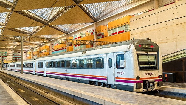 Tàu Renfe di chuyển nội địa Tây Ban Nha (ảnh internet)