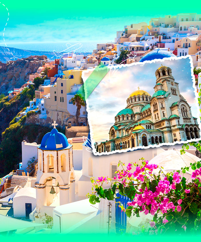 Tour Cao Cấp: Hành Trình Xuyên Quốc Gia Hy Lạp – Santorini – Albania – Bắc Macedonia – Bulgaria – Romania