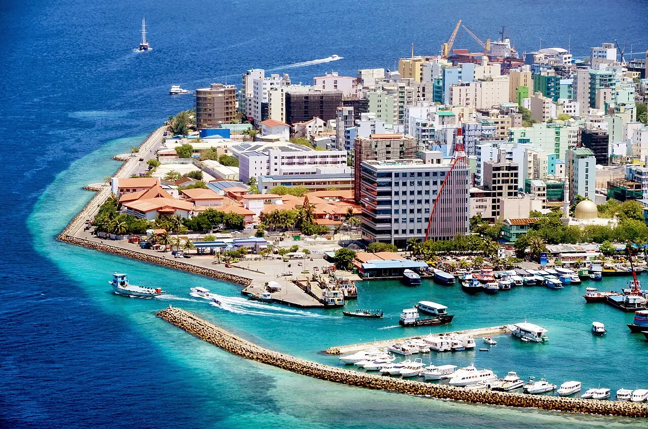 Thủ đô Malé – nơi du khách đến làm thủ tục nhập cảnh