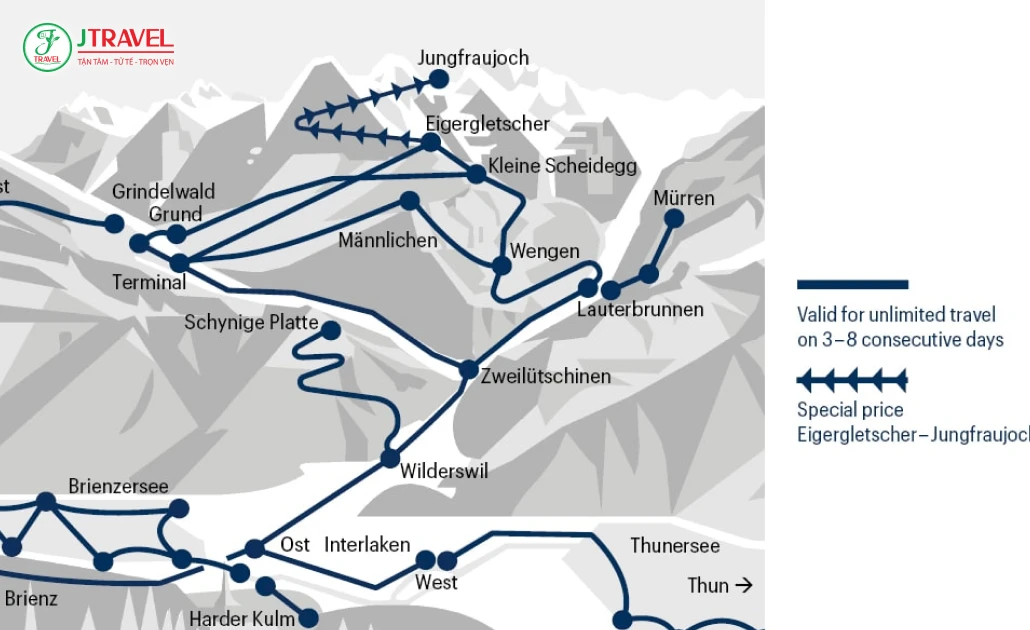Thung lũng Lauterbrunnen – cửa ngõ đến Jungfrau Region