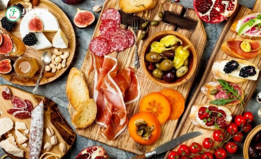 Ẩm thực Ý truyền thống với hương vị tự nhiên và tinh tế