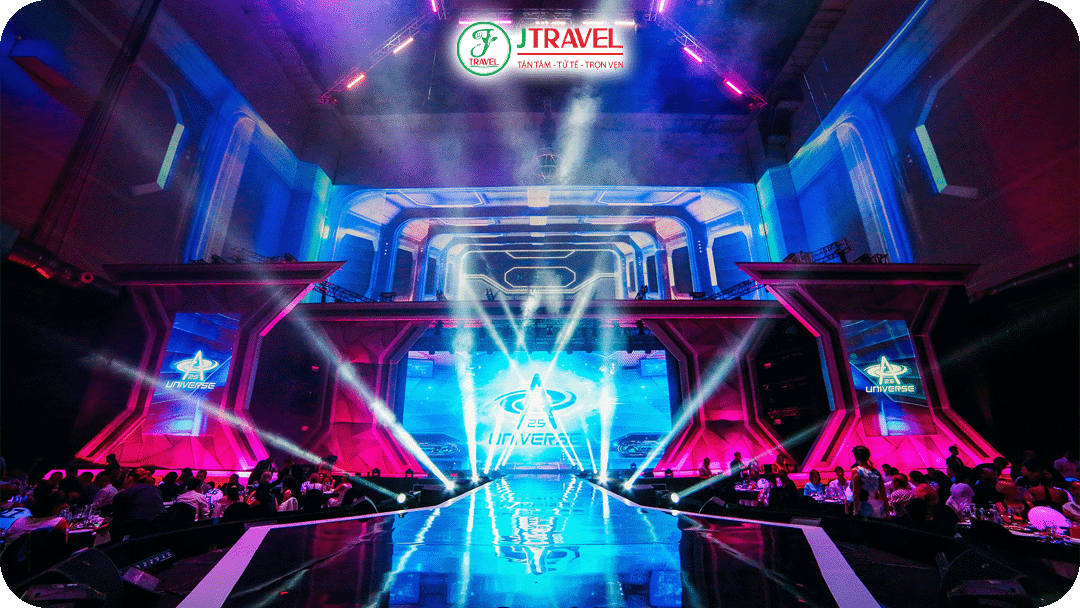 Thiết kế sân khấu theo ý tưởng Universe – Vũ trụ