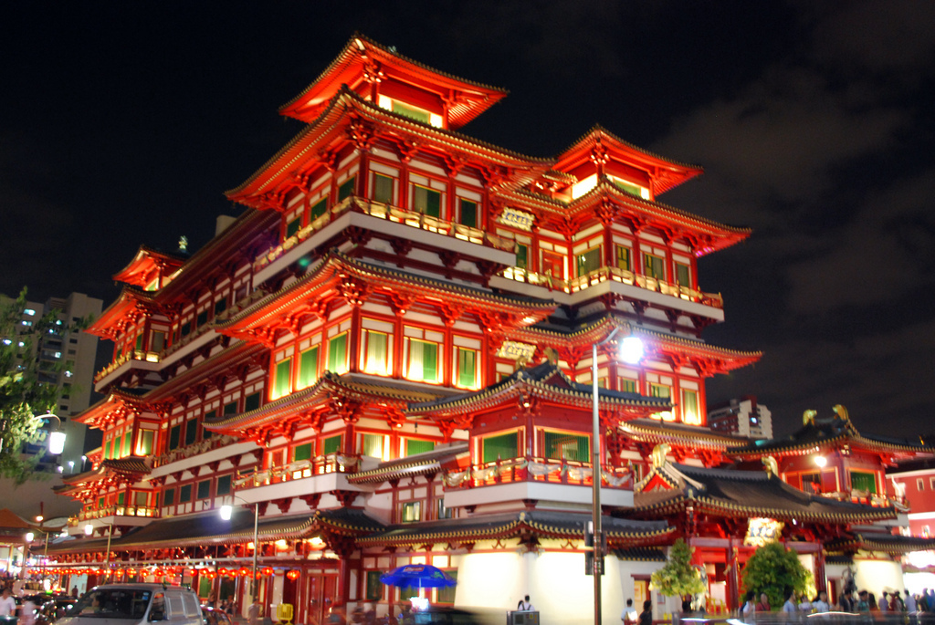 Tour Singapore: Haji Lane - Resort World - Ngôi chùa Răng Phật - Gardens by the Bay 3N2Đ