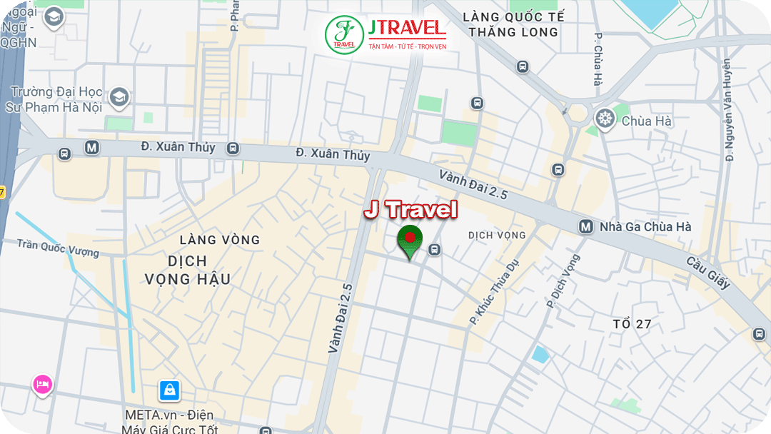 Địa Chỉ Văn Phòng Mới Tại Hà Nội Của J Travel