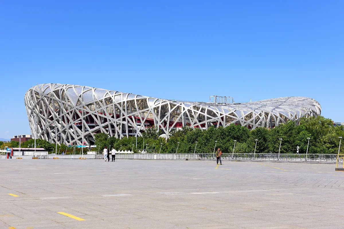Sân vận động Tổ Chim ở Công viên Olympic Bắc Kinh