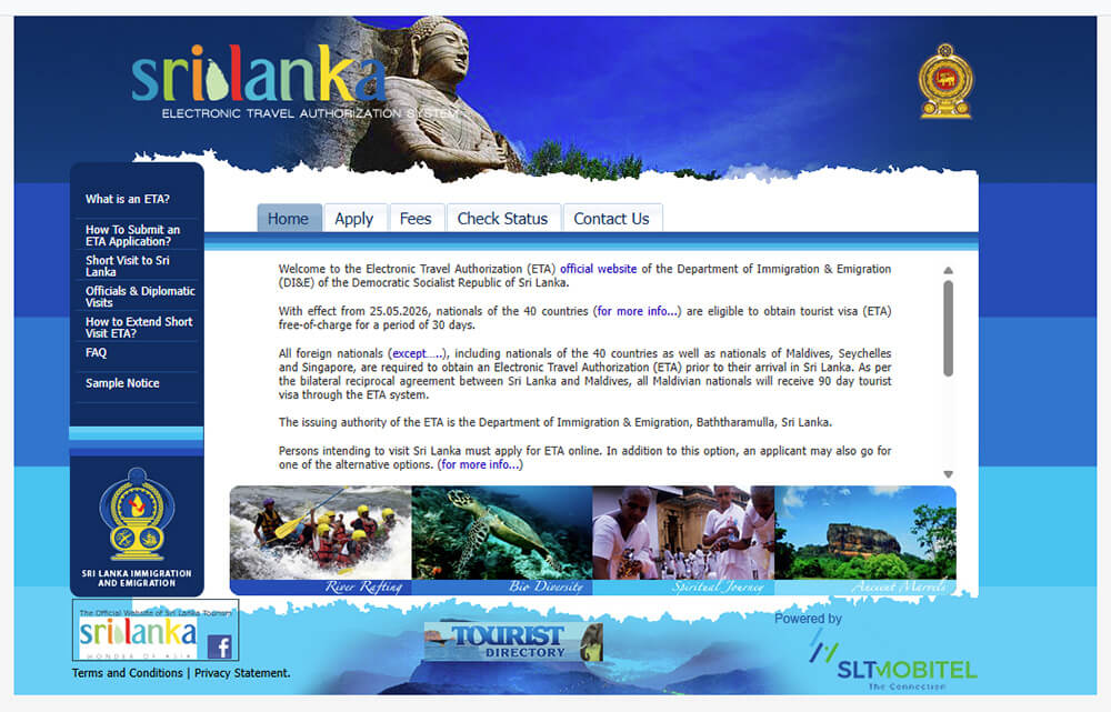 Visa Sri Lanka cho du khách Việt năm 2026