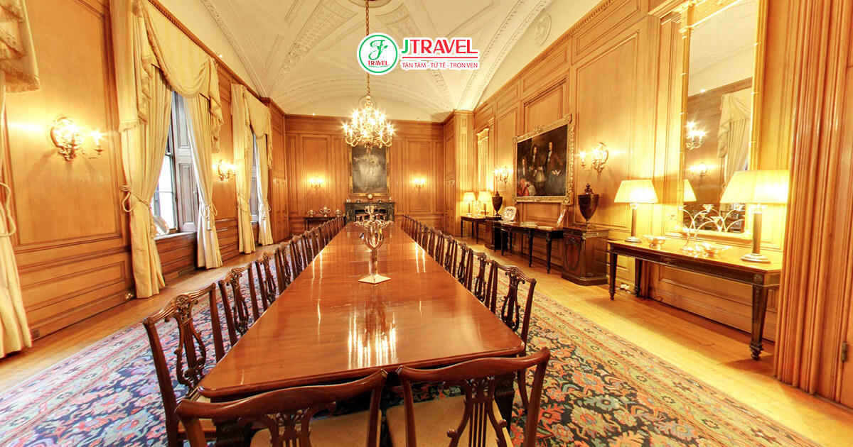 The State Dining Room (Nguồn Web chính thức của 10 Downing Street)