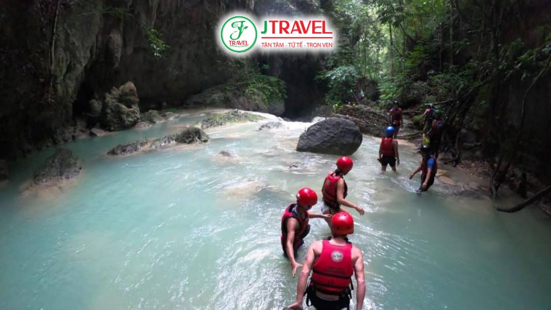 Level 3 kawasan falls trải nghiệm phiêu lưu liên tục