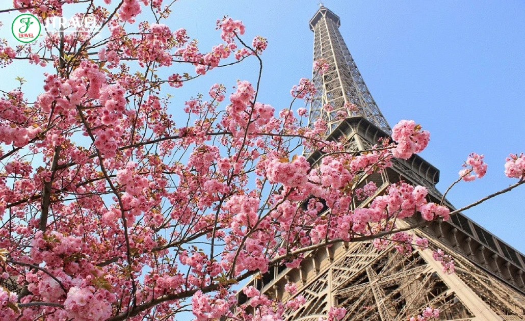 Pháp mùa xuân với Paris lãng mạn
