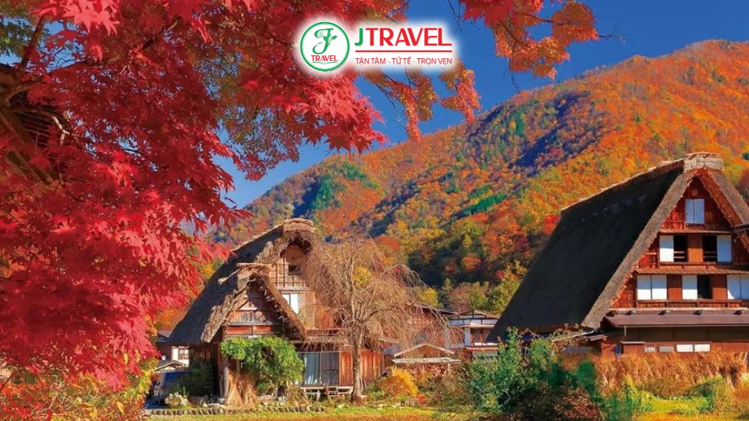 Mùa thu Làng Cổ Shirakawago