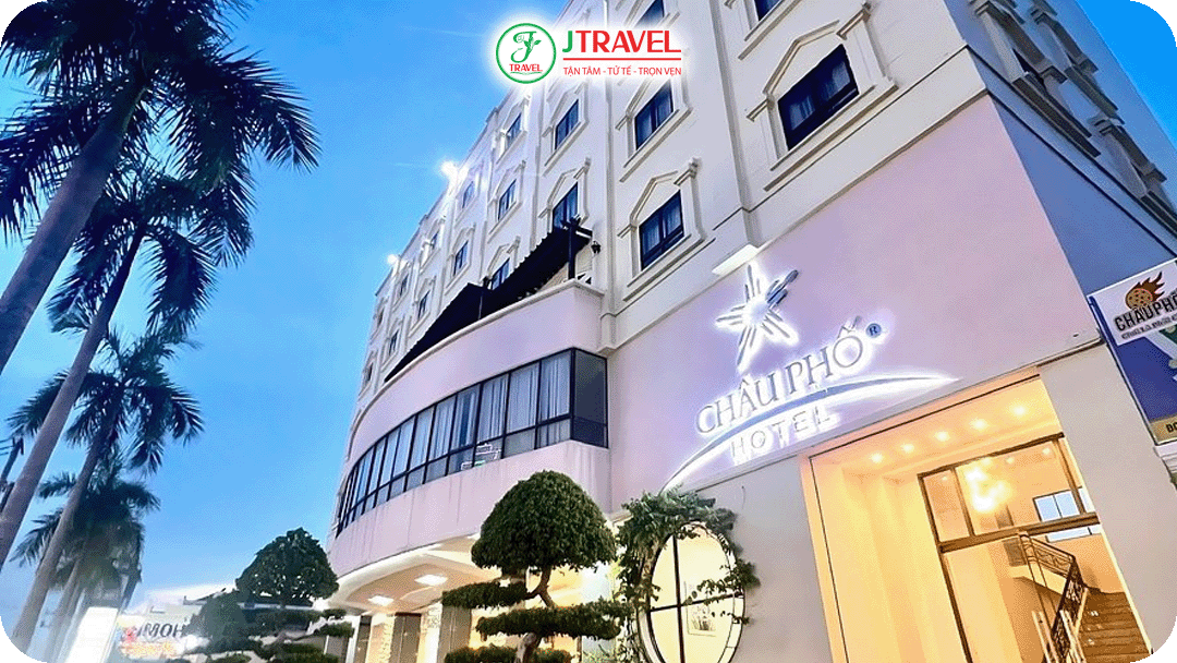 Khách sạn Châu Phố sở hữu thiết kế hiện đại và cung cấp đầy đủ tiện nghi