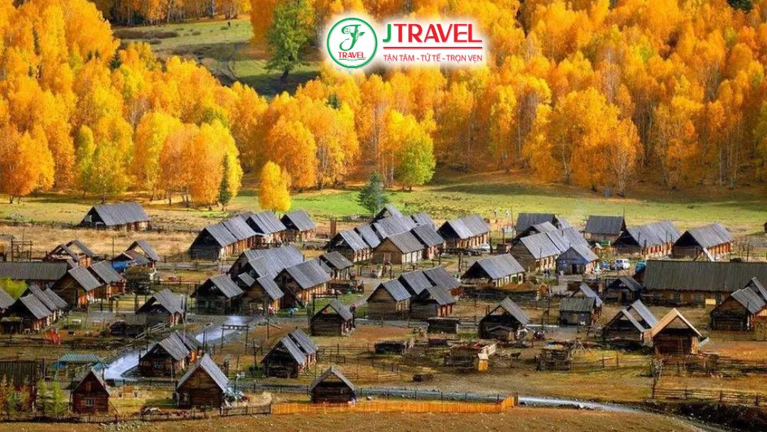 Làng Hemu vàng rực giữa tiết trời thu