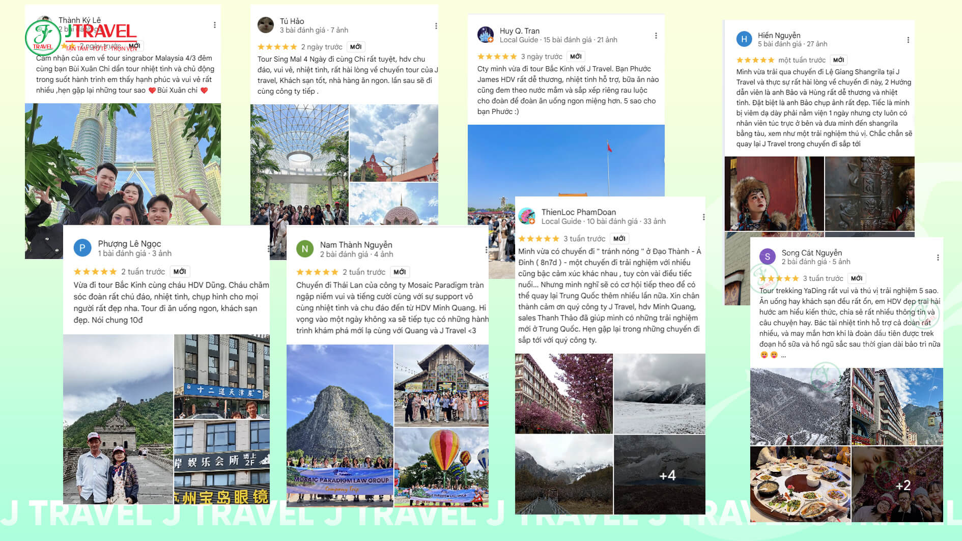 Những nhận xét công tâm giúp niềm tin J Travel thêm trọn vẹn