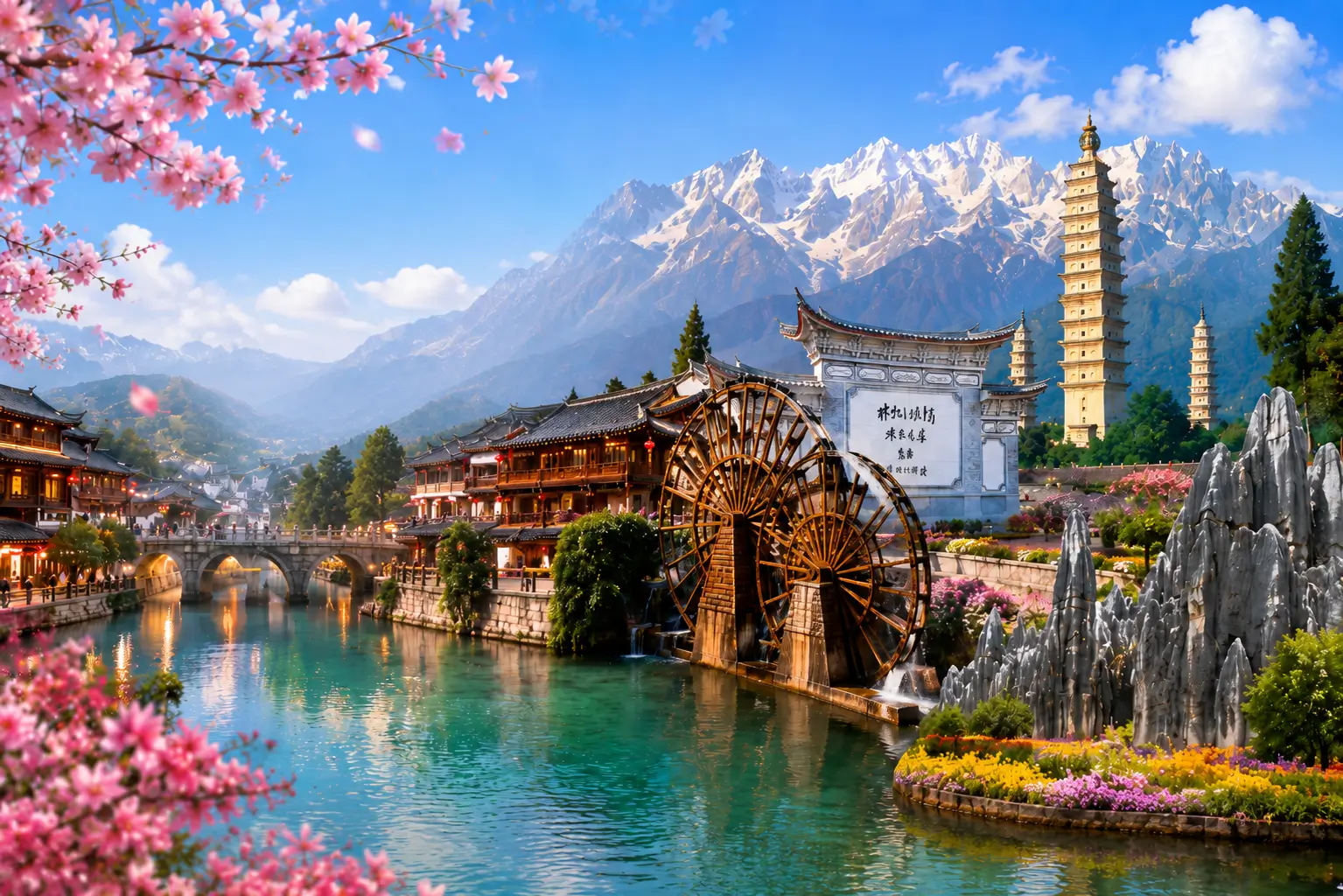 Tour Trung Quốc No Shopping: Đại Lý – Lệ Giang – Côn Minh 5N5Đ | Khởi Hành Hà Nội