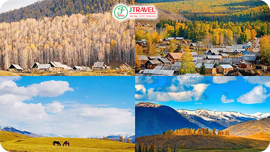 Urumqi khoác lên mình màu áo rực rỡ vào mùa thu