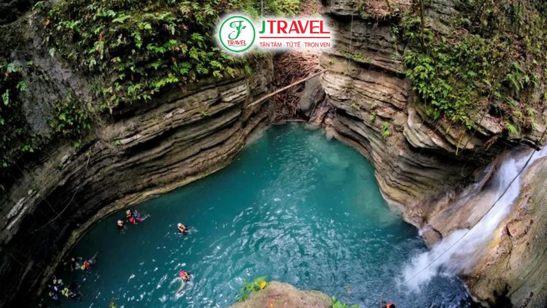 Trải nghiệm canyoneering cebu cung alegria đầy đủ hoạt động