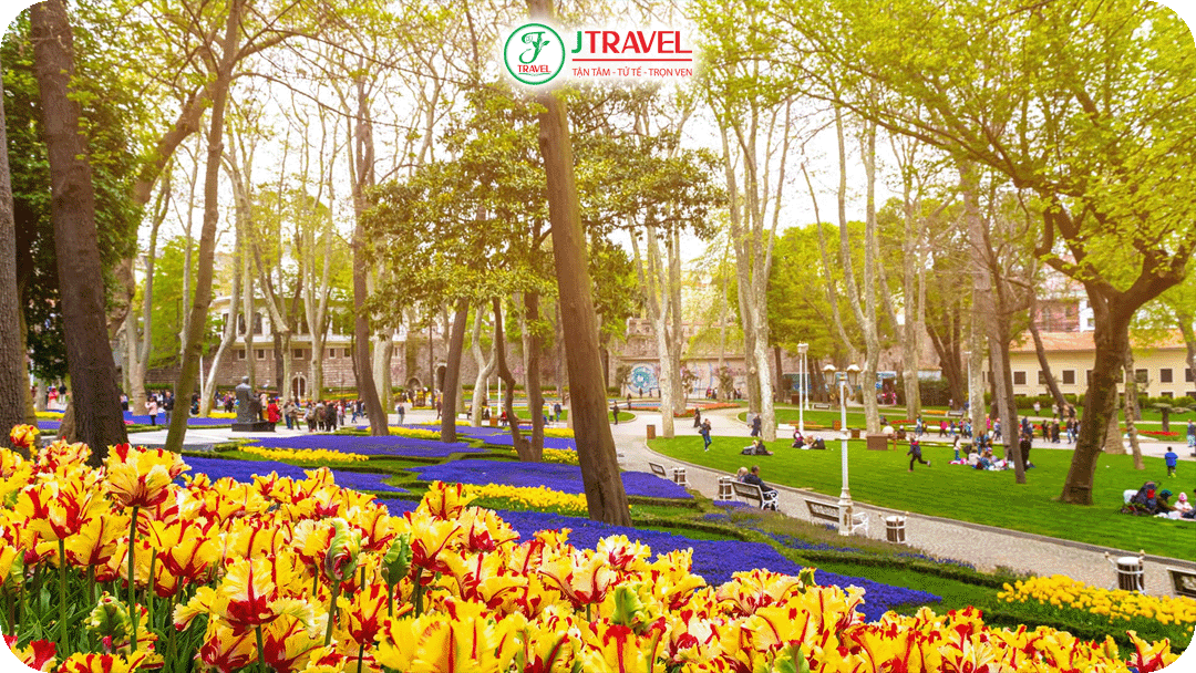 Công viên Gulhane – Nét lãng mạn dưới chân cung điện Topkapi