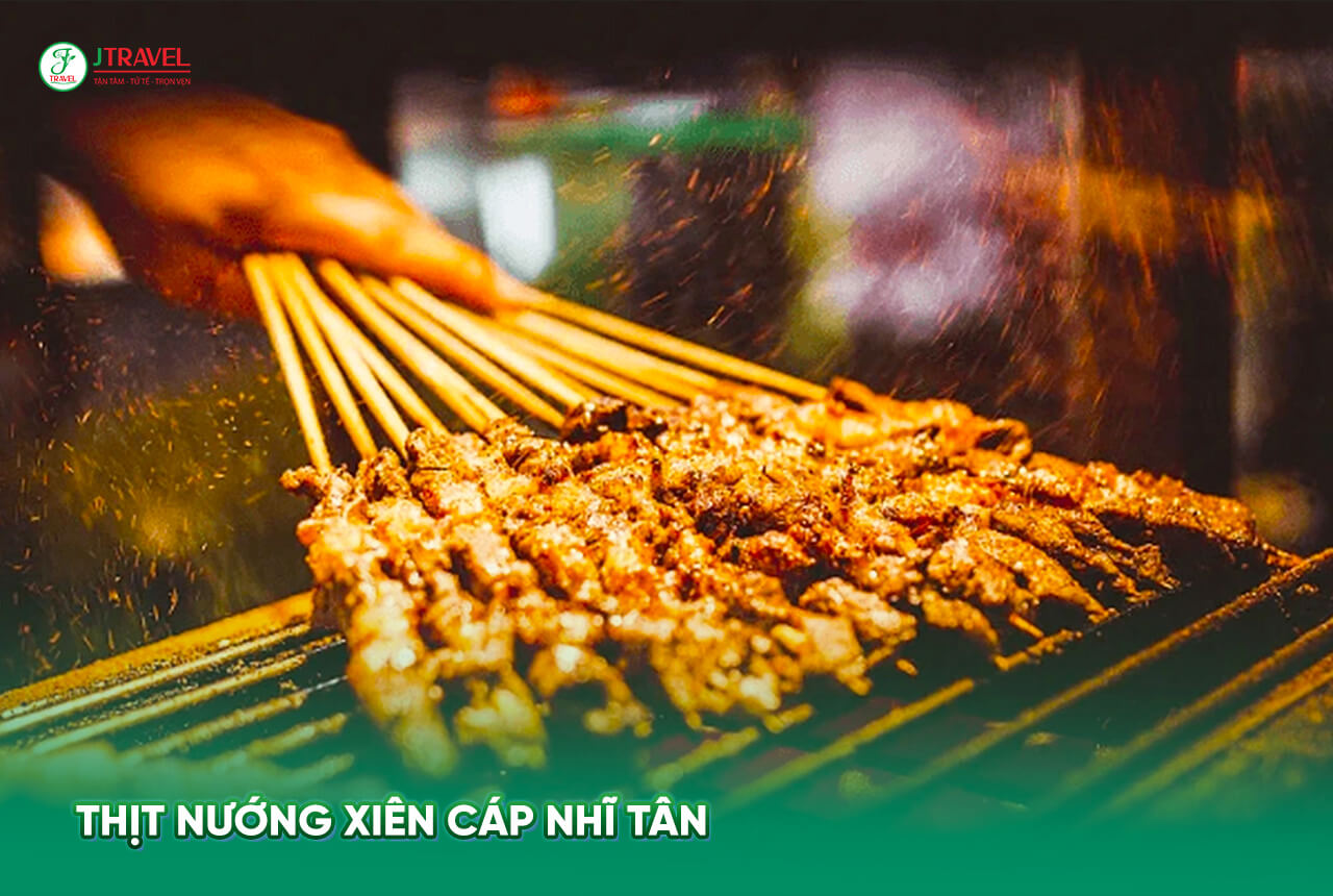 Thịt nướng xiên cáp nhĩ tân