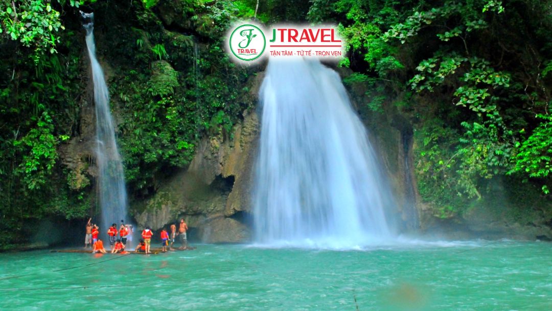 Trải nghiệm canyoning Kawasan Falls cần thể lực và vận động