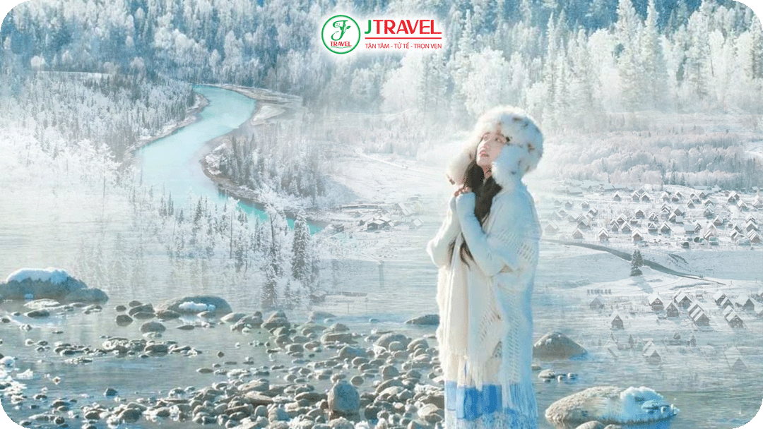 Mùa đông Tân Cươngphù hợp với những du khách yêu thích tuyết