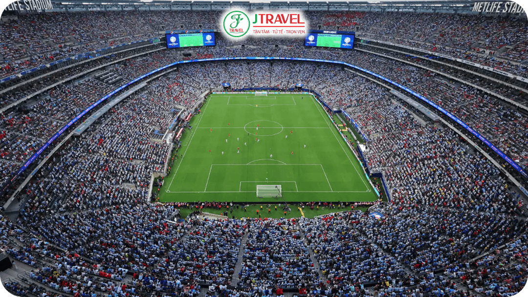 Với sức chứa lớn, sân MetLife là sự lựa chọn cho những sự kiện lớn không chỉ thể thao