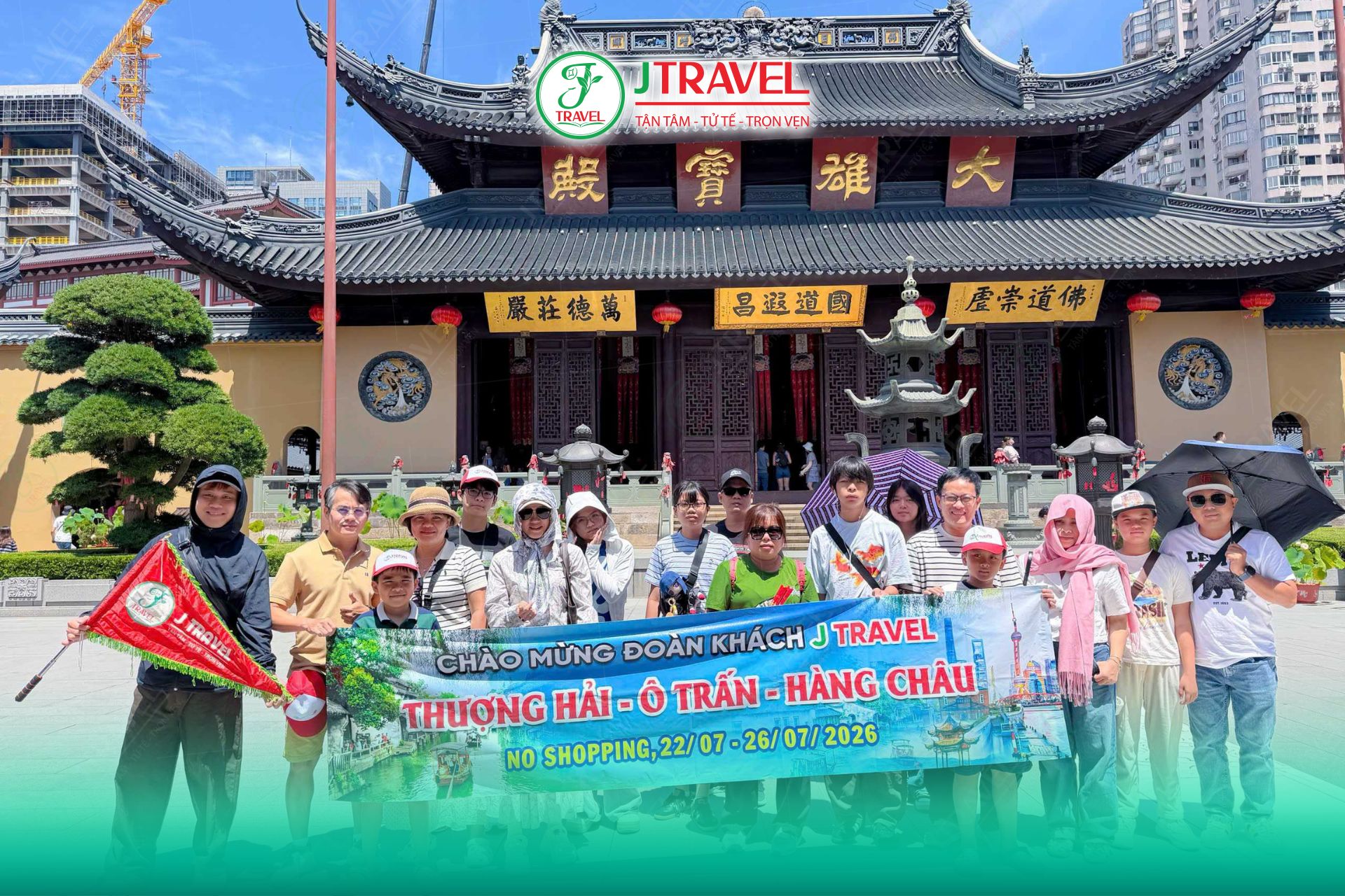 J Travel chuyên tổ chức tour Thượng Hải từ Hồ Chí Minh khởi hành liên tục