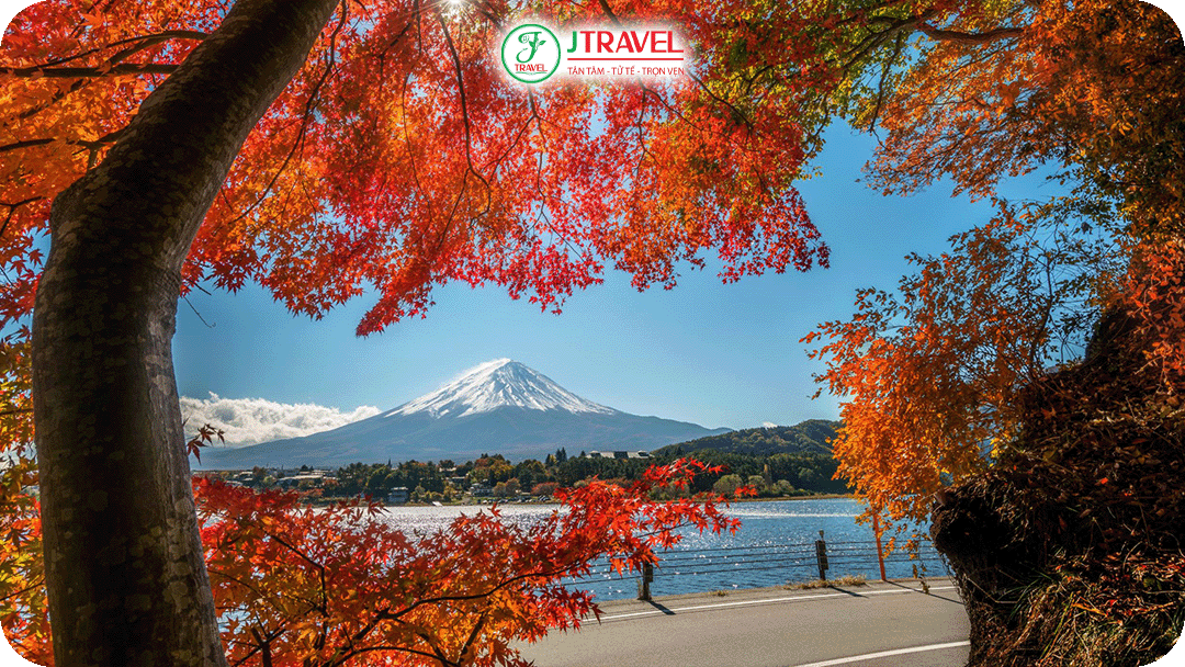 Núi Phú Sĩ vào thu đẹp đến nao lòng khách du lịch