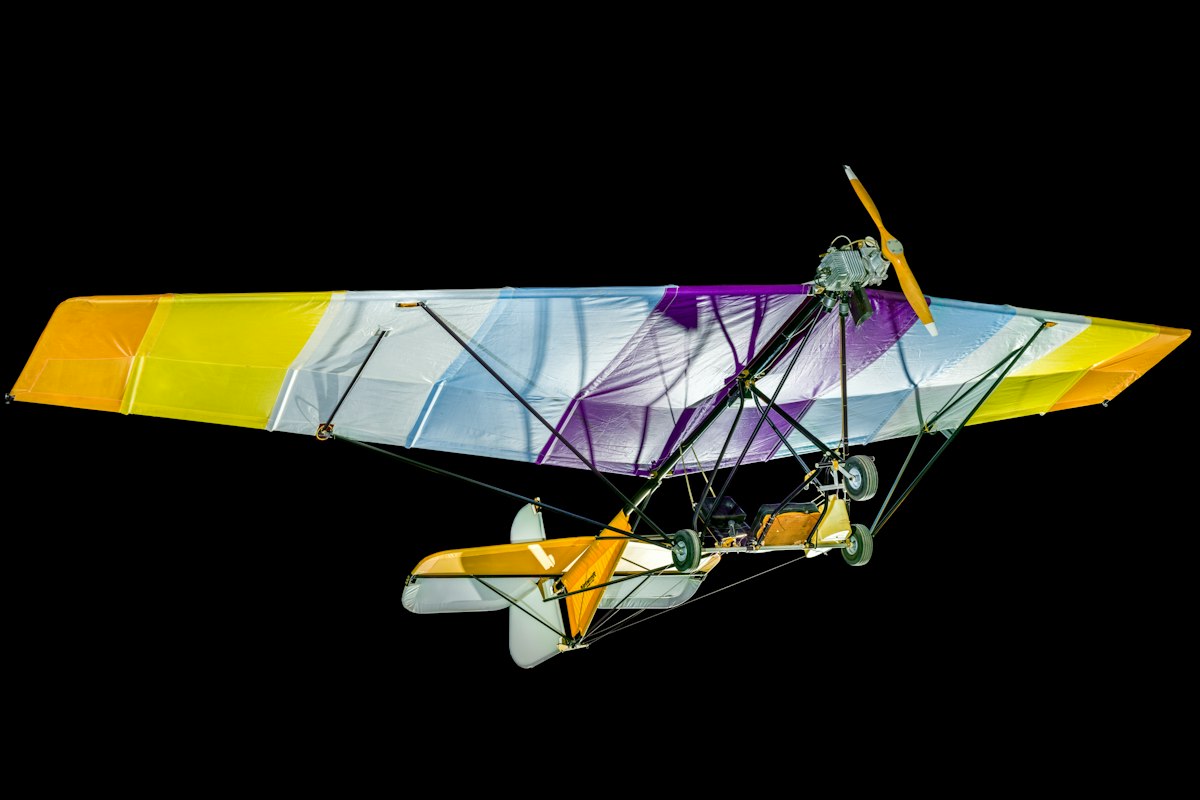 Microlight trên bầu trời