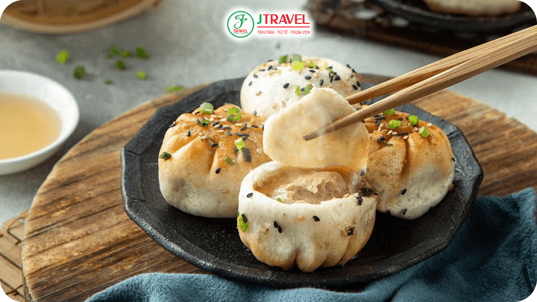 Bánh bao chiên - Ngoài giòn, trong ngọt thịt