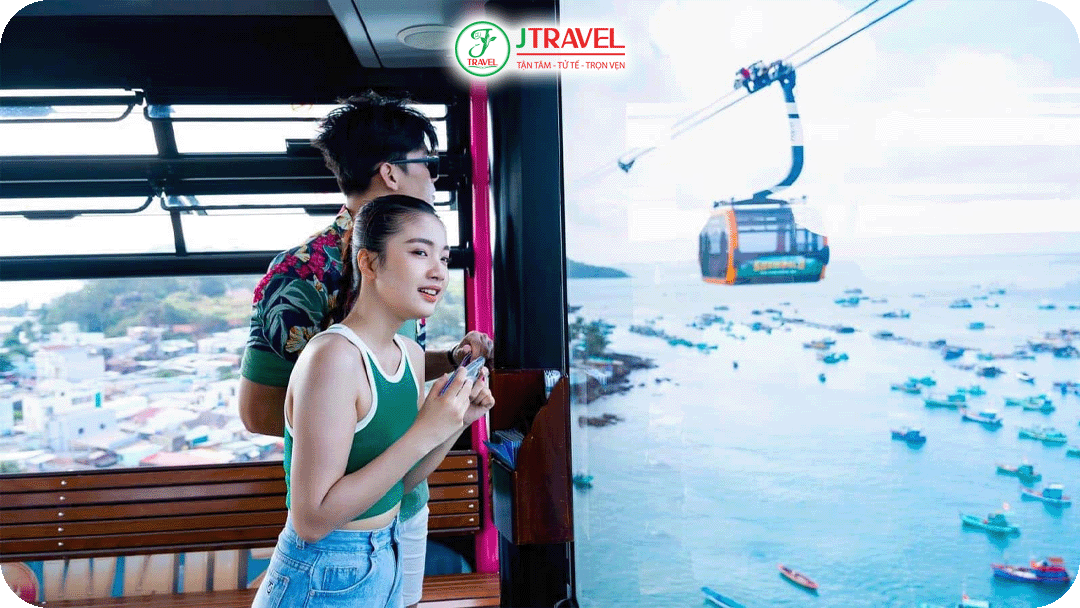 Cáp treo Hòn Thơm - Cáp treo vượt biển dài nhất thế giới