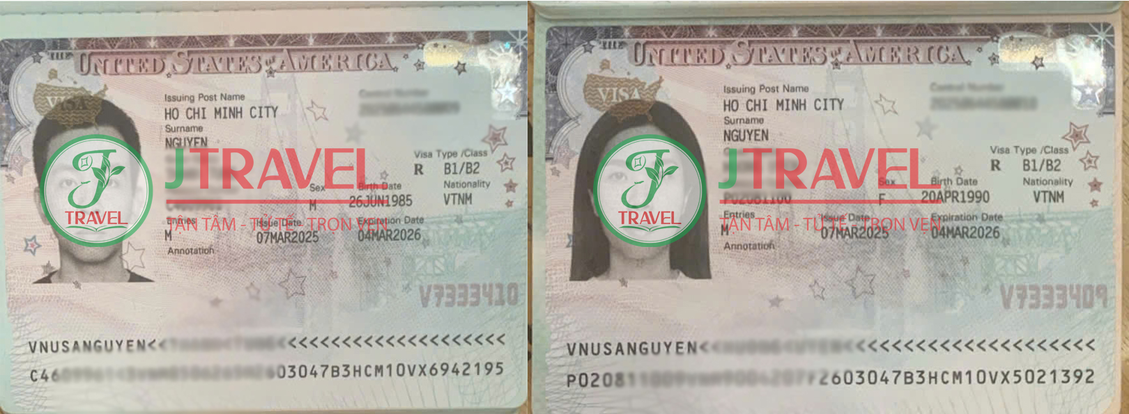 VISA MỸ MẪU