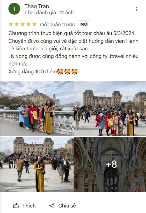 Đánh giá thực tế của khách hàng trên google map