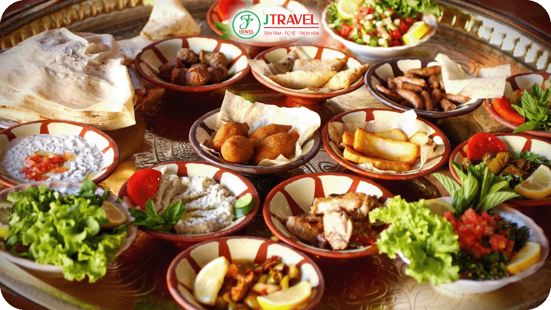 Mezze – Bàn tiệc khai vị truyền thống