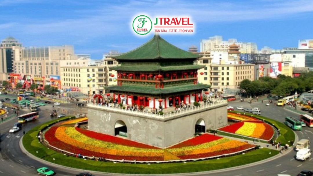 Tháp Chuông Tây An một trong những biểu tượng đẹp nhất của Tây An