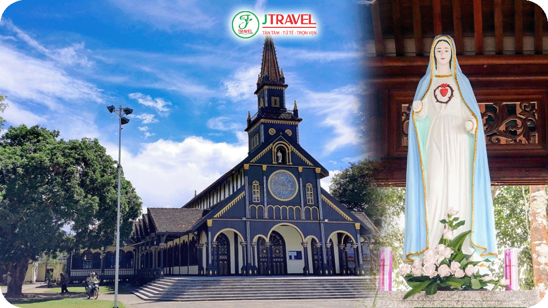 Nhà thờ Măng Đen và tượng Đức Mẹ Măng Đen – những địa điểm linh thiêng nổi tiếng