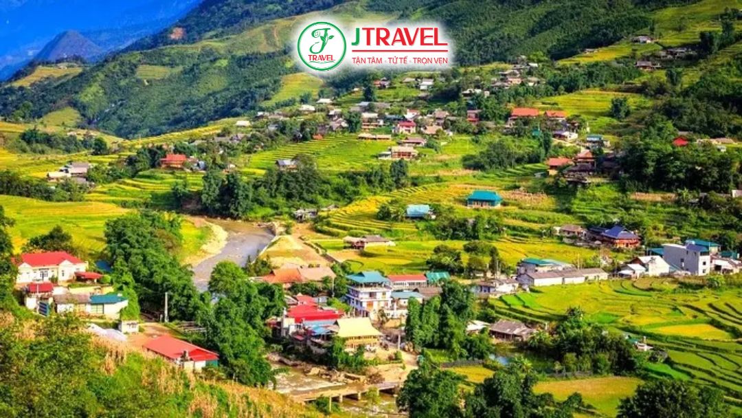 Bản Cát Cát Sapa với ruộng bậc thang và thác nước đẹp