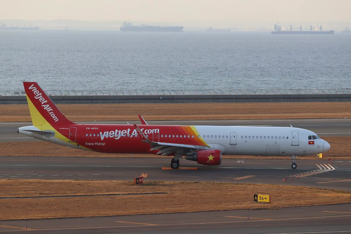 Máy bay Vietjet Air ở Nhật Bản